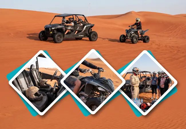 Half-day buggy and quad bike adventure combo in the Dubai desert