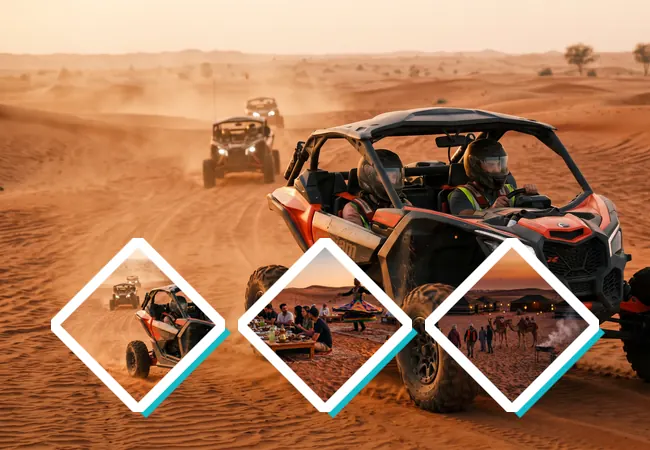 Can-Am Maverick R buggy and BBQ dinner premium package Dubai