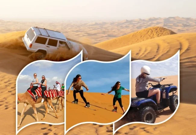 Morning desert safari combined with a quad bike ride near Dubai